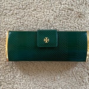 Tory Burch Snakeskin Clutch